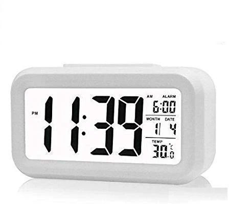 ساعة منبه رقمية LCD