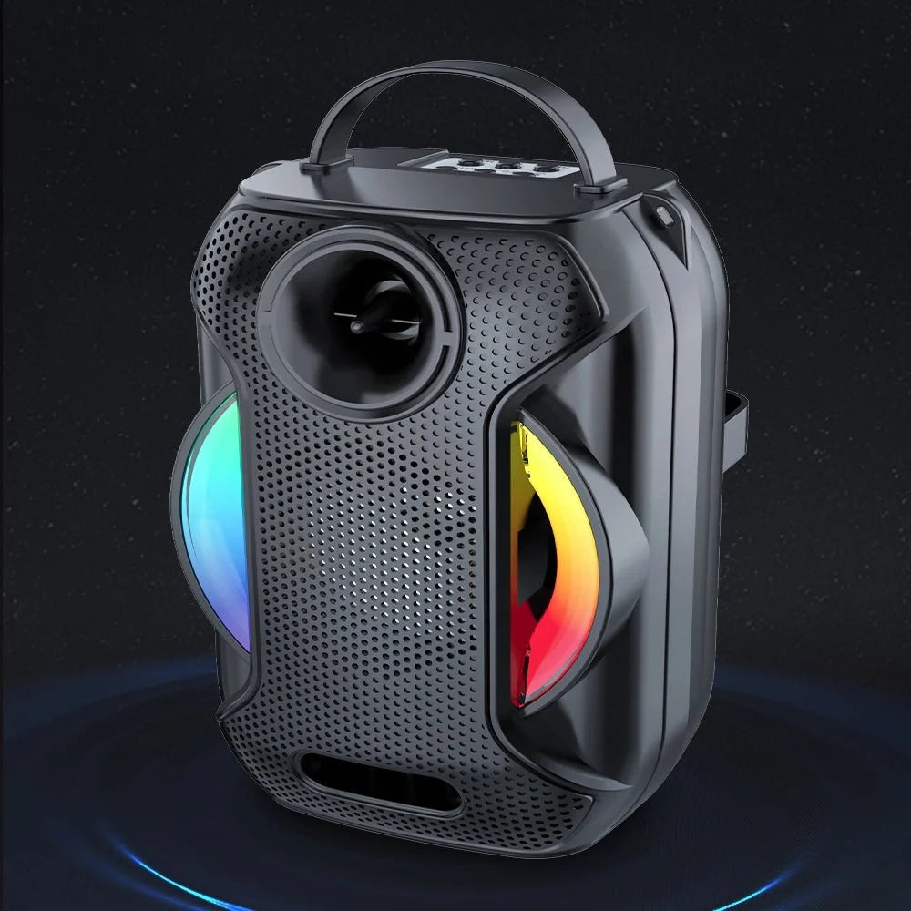 Sing-E - مكبر صوت محمول بتقنية البلوتوث مع أضواء RGB
